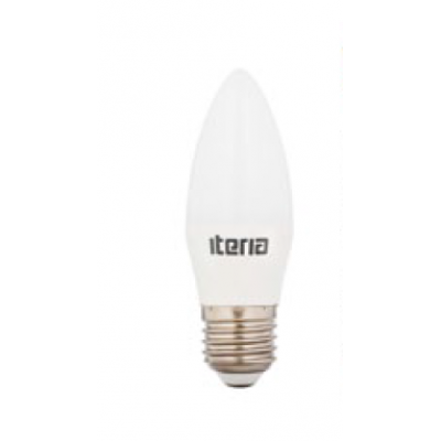 Лампа Iteria Свеча 6W 2700K E27 матовая