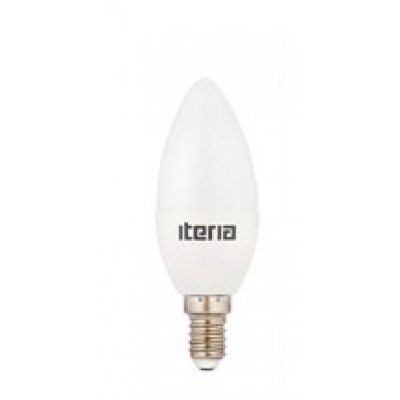 Лампа Iteria Свеча 6W 4100K E14 матовая