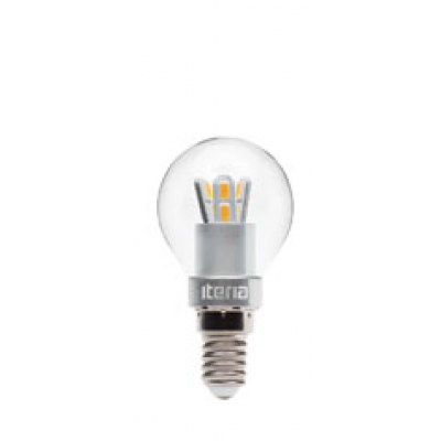 Лампа Iteria Шар 4W 4100K E14 прозрачная